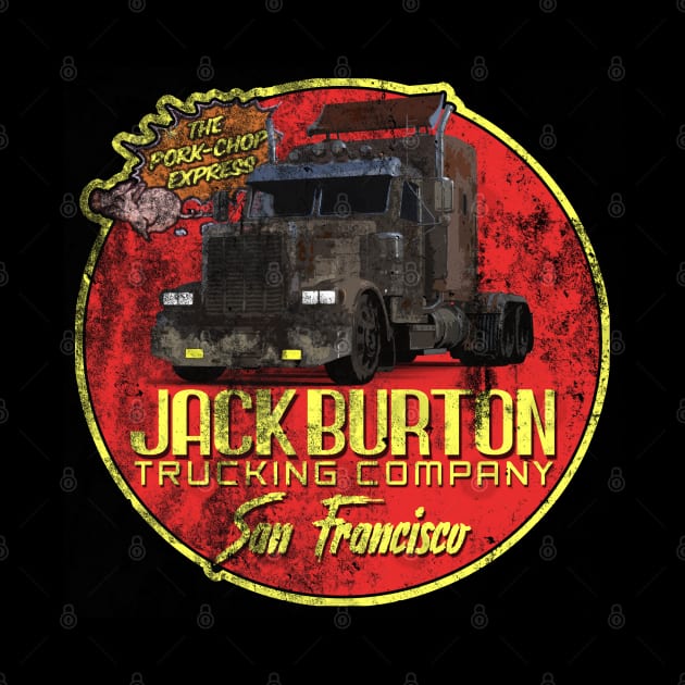 Jack Burton Trucking, distressed by woodsman