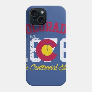 Colorado 1876 The Centennial State Phone Case