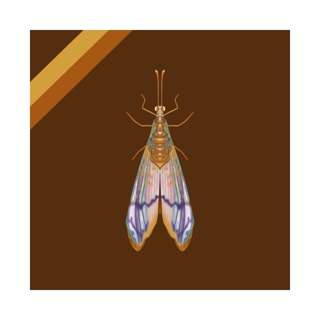 Colorful butterfly digital drawing by Introvert Home 