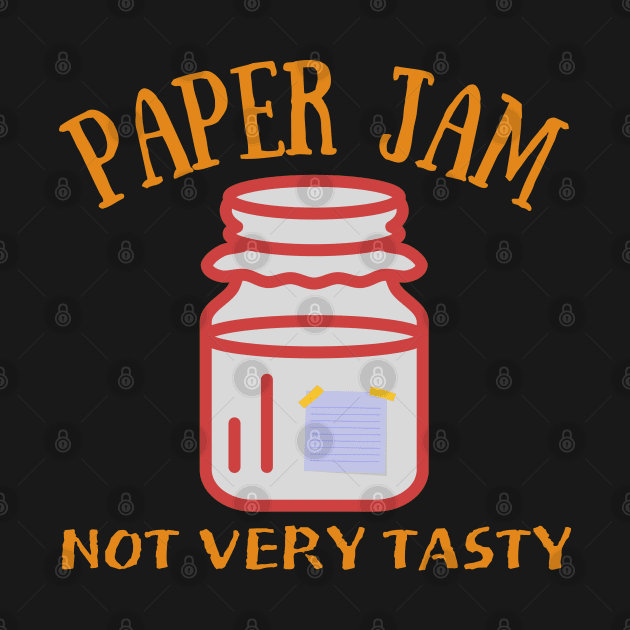 Paper Jam Funny Foodie Office Jokes by StarWheel