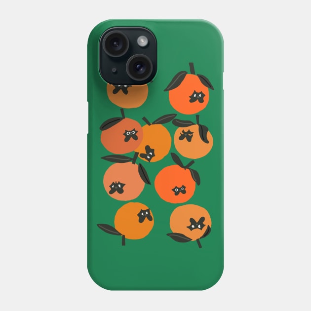 Oranges and Pugs Phone Case by huebucket