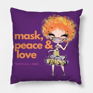 Sassy Girl Mask Pillow