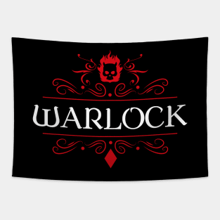 Warlock Game Night Uniform Tabletop RPG Character Classes Series Tapestry