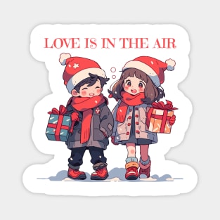 Christmas couple - Love is in the air Magnet