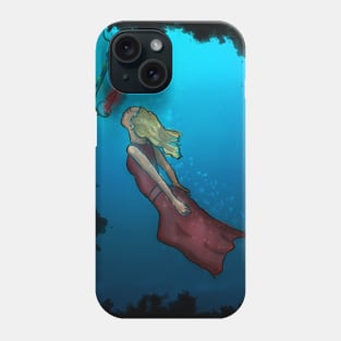 Caught on the sea Phone Case