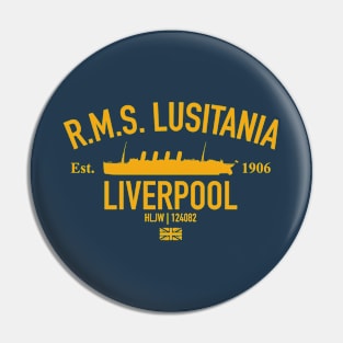 RMS Lusitania Pin