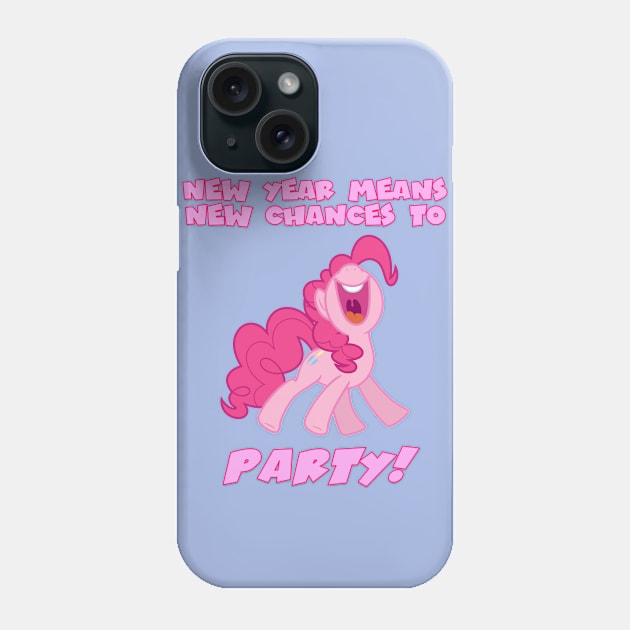 Pinkie Pie says Happy New Year! Phone Case by ItNeedsMoreGays