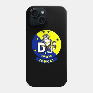 F-14 Tomcat - VF-213 Tomcat D - Clean Style Phone Case