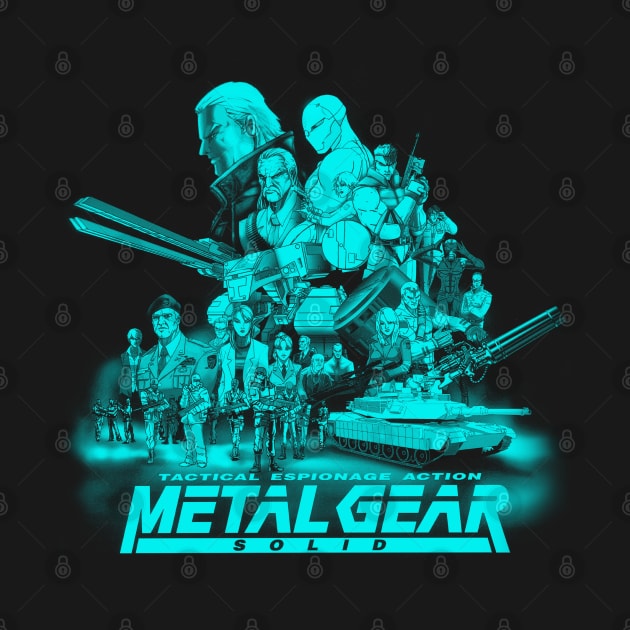 Metal Gear Solid (Cyan Version) by CoolDojoBro