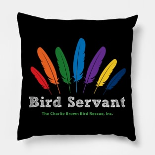 CB bird servant - white type Pillow