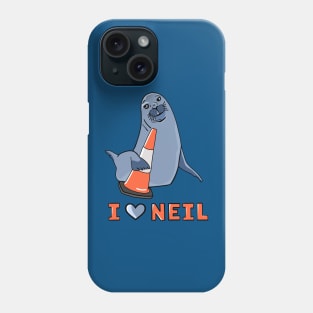 I Love Neil the Seal Phone Case