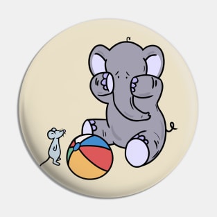 Save the elephant. Pin