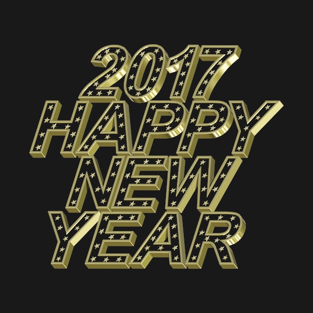 Happy New Year 2017 T Shirt by TimeForTShirt