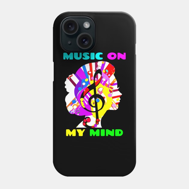 Music On My Mind Phone Case by Chance Two Designs