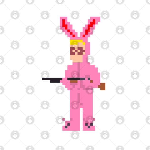 A Ralphie Christmas in 8 bit Pixel Art by TommySniderArt