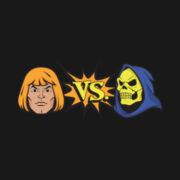 he man fighting skeletor