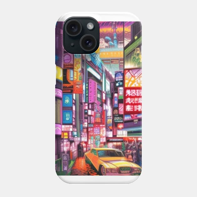 Tokyo - A Neon Wonderland Phone Case by SouShp