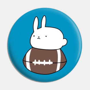 Little Bunny and Football Pin