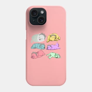 Springtime Dogs - Cute Pastel Daisy Phone Case