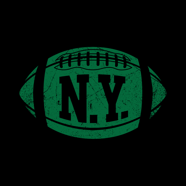 NY Retro Football - Black by KFig21