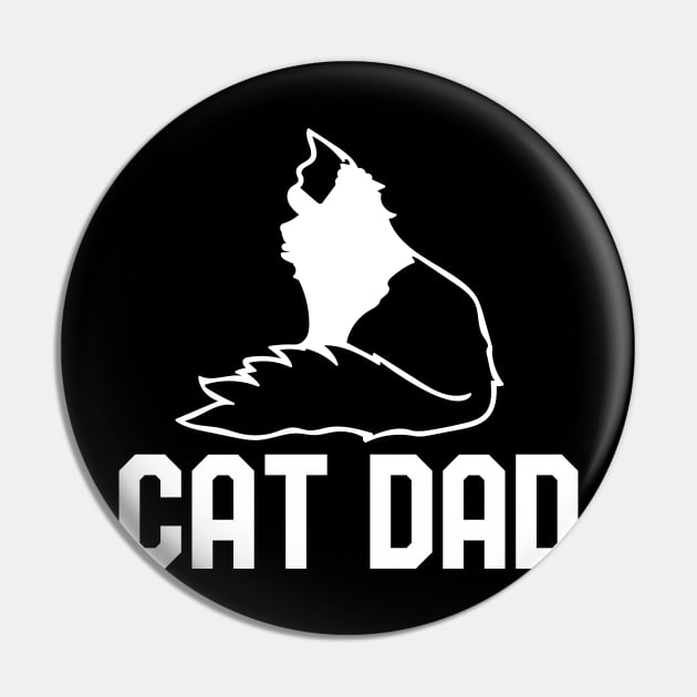 Cat Dad Pin by bubbsnugg