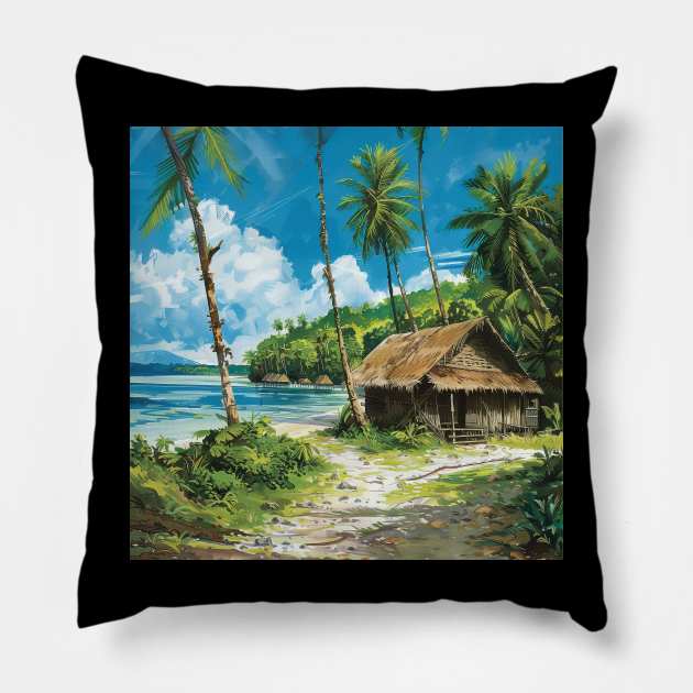 Micronesia Pillow by ComicsFactory