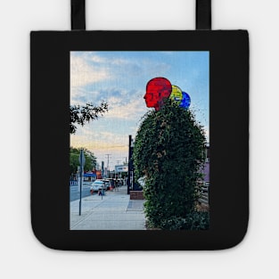 Stained Glass Silhouettes in Charlotte Tote