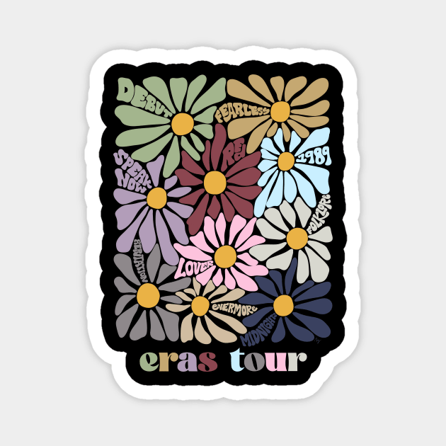 Swiftie Flowers Magnet by Taylor Thompson Art