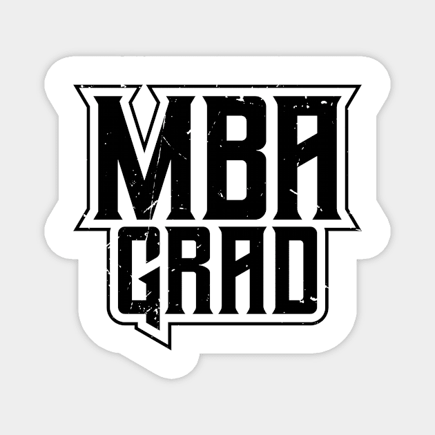 MBA Grad (v2) Magnet by bluerockproducts