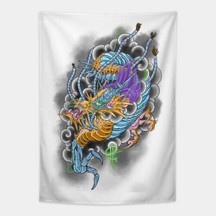 Cyber Dragon Tapestry