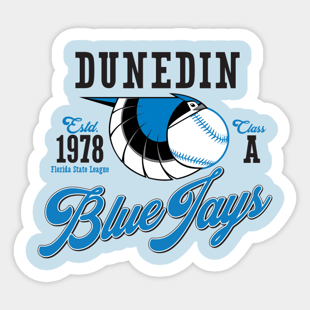 Dunedin Blue Jays - Defunct Baseball Teams - Sticker