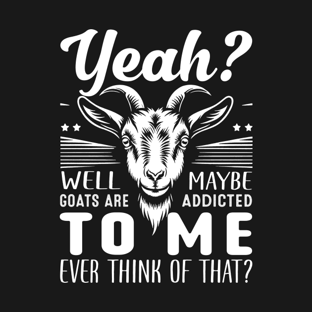 Goat Love Stylish Tee Celebrating the Charm of Adorable Goats by Northground