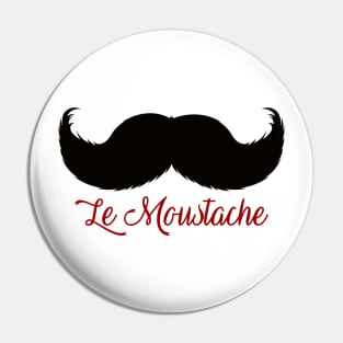 Moustache Pin