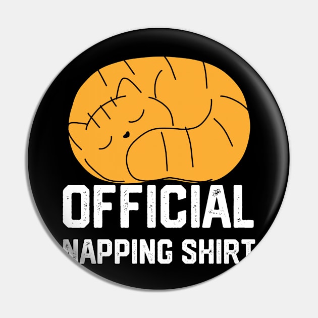 official napping shirt Pin by spantshirt