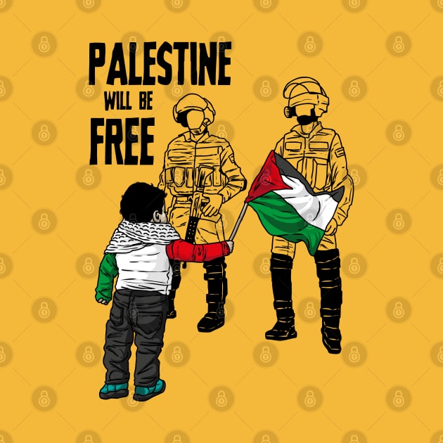 free palestine, the strongest kids ever by vaktorex