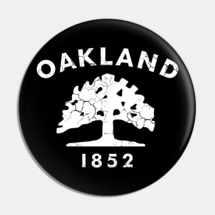 Oakland Flag California Home Family Pin