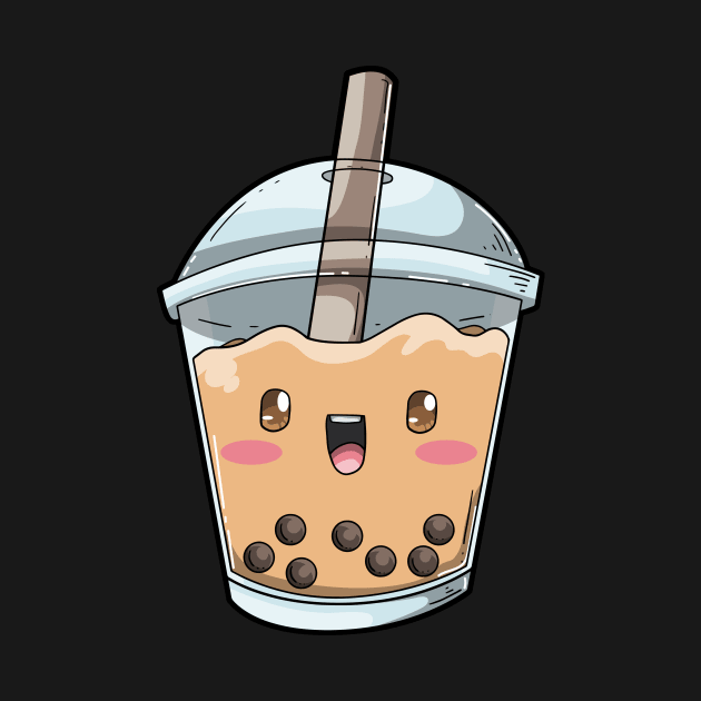 Boba Bubble Tea Kawaii Anime by KAWAIITEE