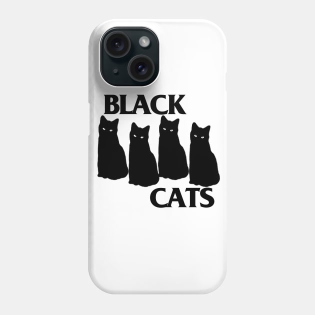 Black Cats - Black Flag Kitty Tribute Phone Case by DankFutura