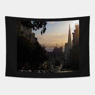 San Francisco Morning Calm Tapestry