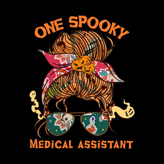 One spooky medical assistant bandana women by Tianna Bahringer