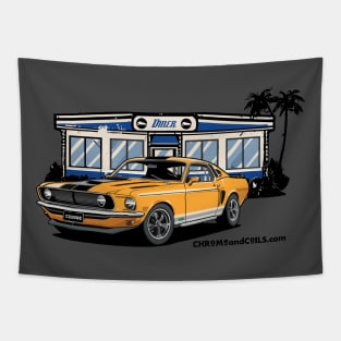 Mustang Diner Tapestry