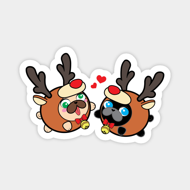 Poopy & Doopy - Christmas Magnet by Poopy_And_Doopy