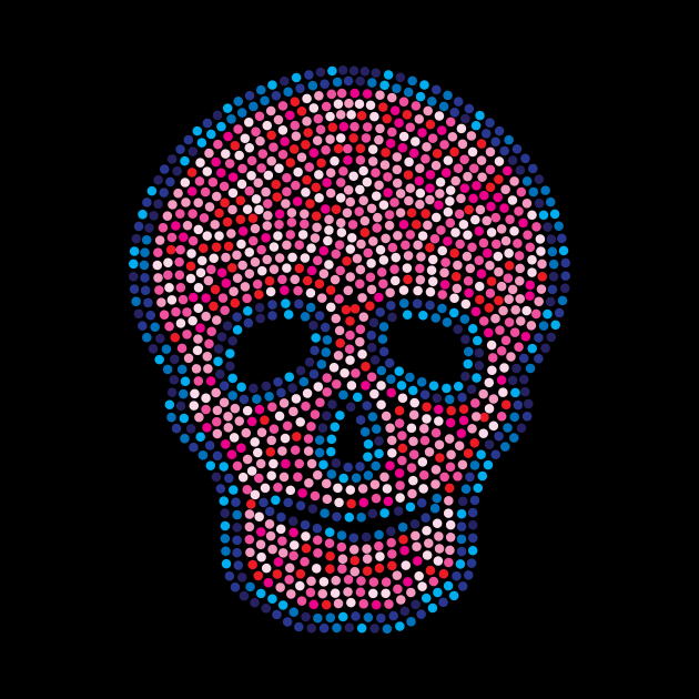 Candy Sequins Skull by darezd