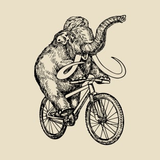 SEEMBO Mammoth Cycling Bicycle Bicycling Biker Biking Bike T-Shirt