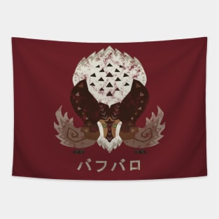 Monster Hunter World Iceborne Banbaro Kanji Icon Tapestry