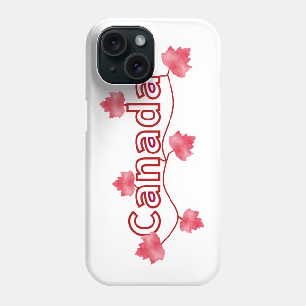 CANADA Maple Leaf Phone Case by SartorisArt1