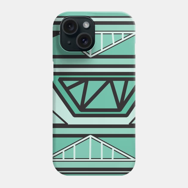 Ethnic background folk african pattern Phone Case by Eskimos