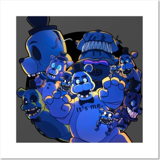 Five Nights in Anime Golden Freddy Poster for Sale by