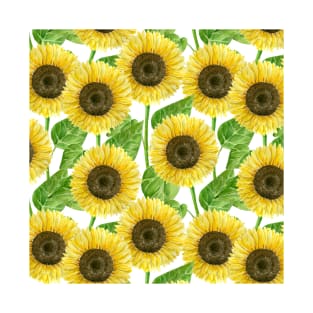 Sunflowers watercolor T-Shirt