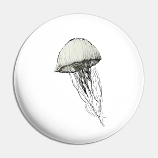 Jellyfish in Ink Pin
